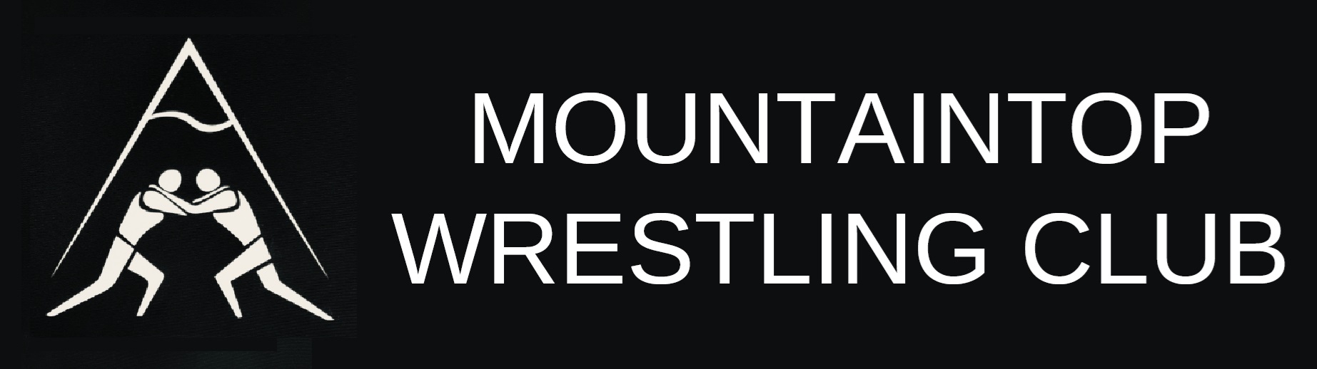 Mountaintop Wrestling Club Banner showing young wrestlers in action