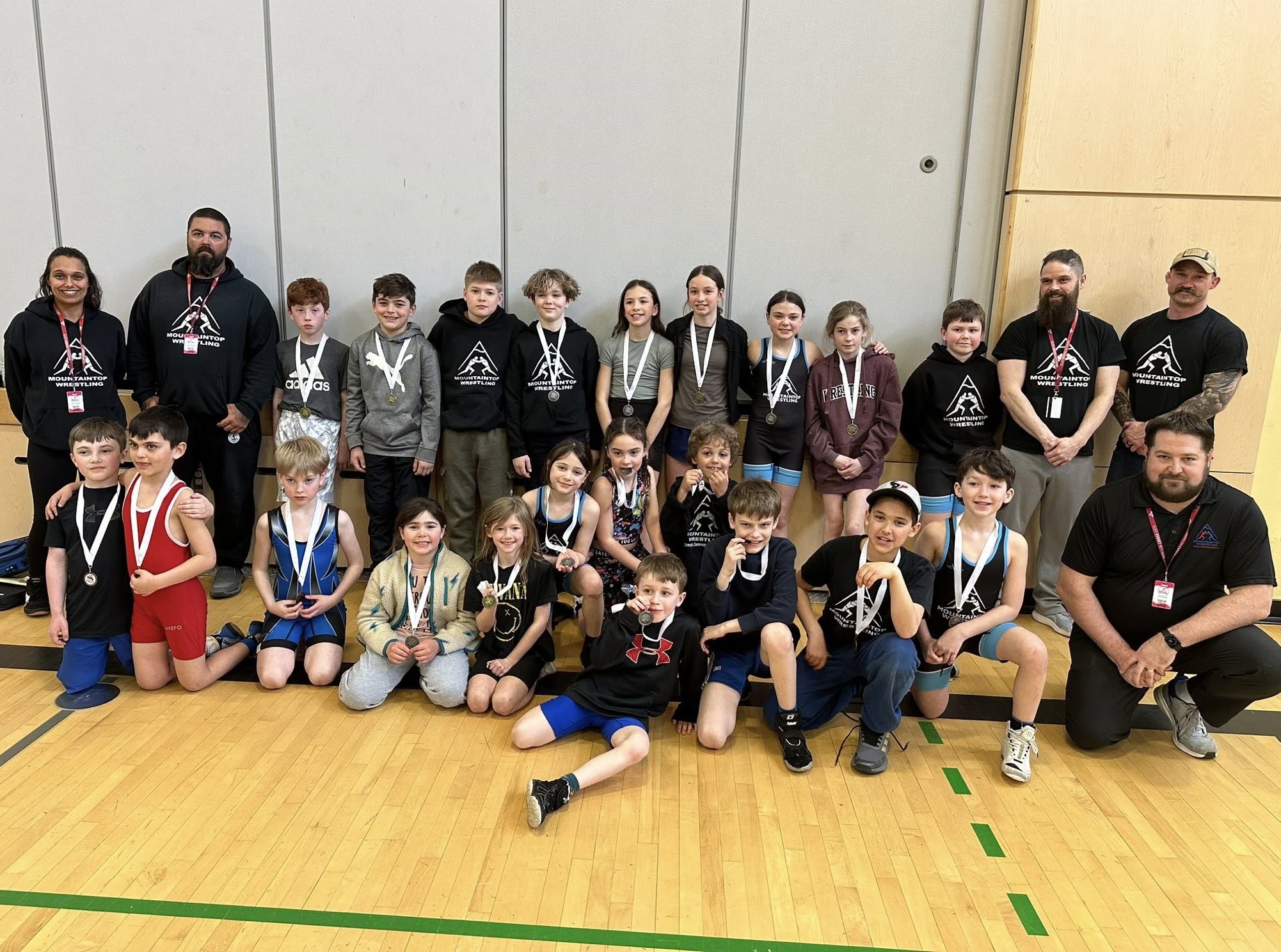 Mountaintop Wrestling Club Learn to Wrestle Team Photo